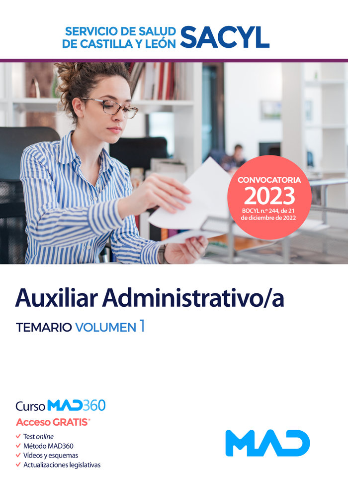 Knjiga AUXILIAR ADMINISTRATIVO/A SERVICIO SALUD CASTILLA 7 EDITORES