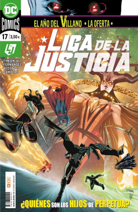 Knjiga LIGA DE LA JUSTICIA NUM. 95/17 TYNION IV