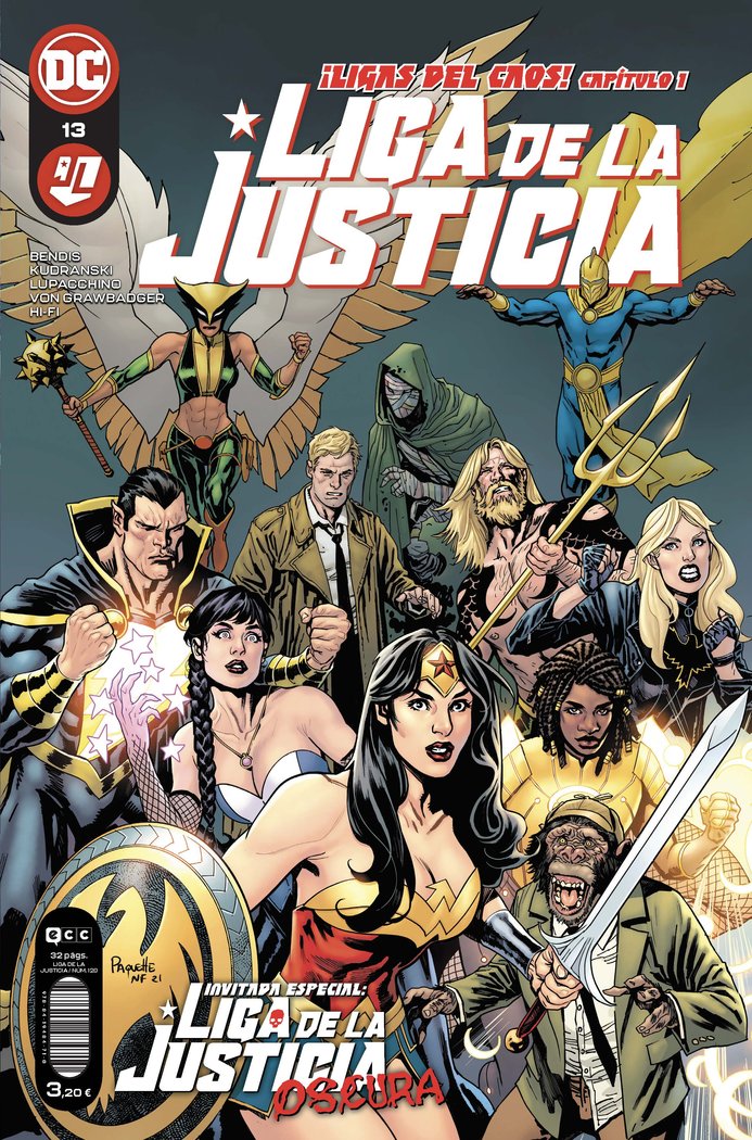 Carte LIGA DE LA JUSTICIA NUM. 13/ 128 BENDIS