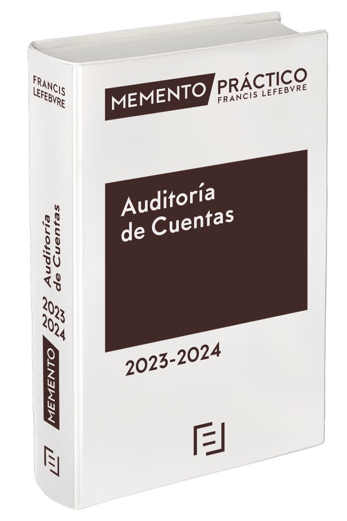 Knjiga MEMENTO PRACTICO AUDITORIA DE CUENTAS 2023 2024 