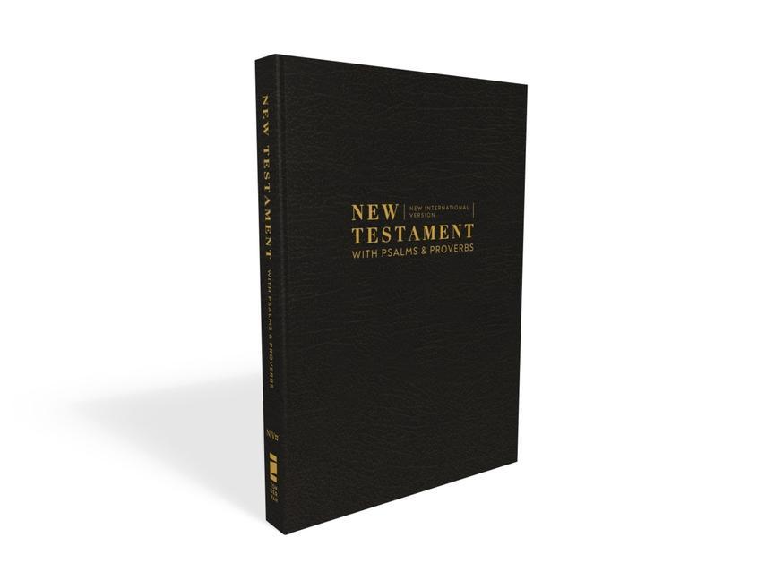 Book Niv, New Testament with Psalms and Proverbs, Pocket-Sized, Paperback, Black, Comfort Print 