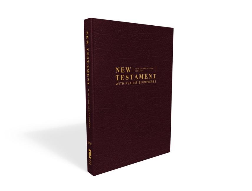 Carte Niv, New Testament with Psalms and Proverbs, Pocket-Sized, Paperback, Burgundy, Comfort Print 