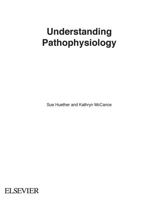 Book Understanding Pathophysiology Kathryn McCance