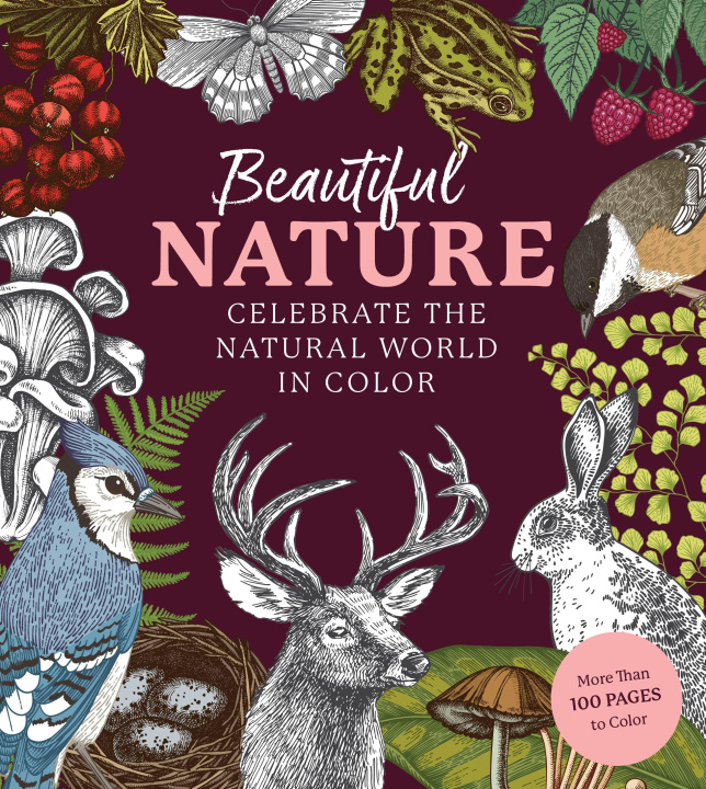 Książka Beautiful Nature Coloring Book 