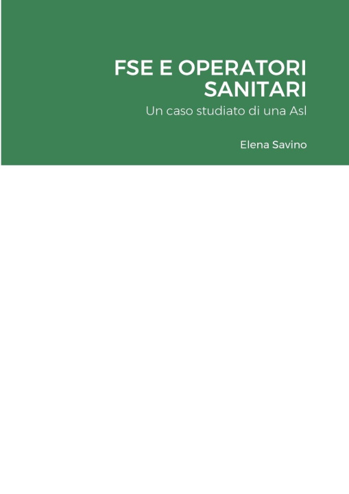 Knjiga FSE E OPERATORI SANITARI Elena Savino
