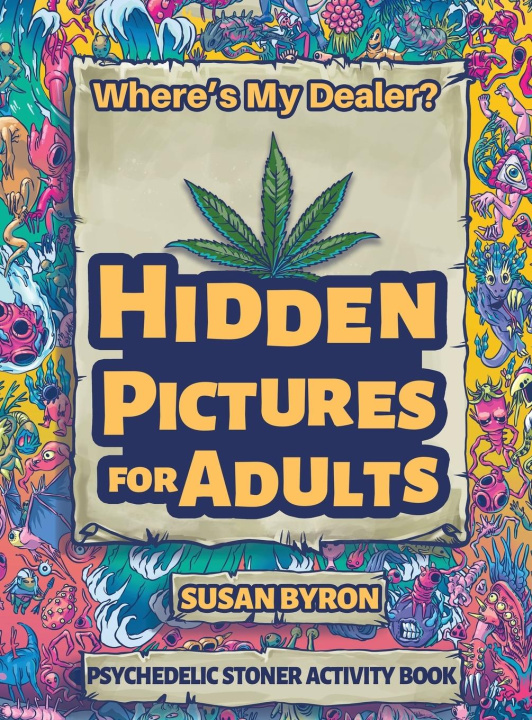 Carte Where's My Dealer - Psychedelic Stoner Activity Book 
