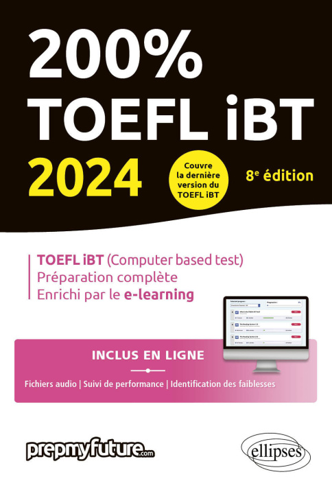 Knjiga 200% TOEFL iBT - 8e édition - 2024 Fenyar