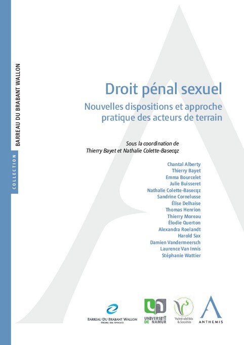 Kniha Droit pénal sexuel Colette-Basecqz
