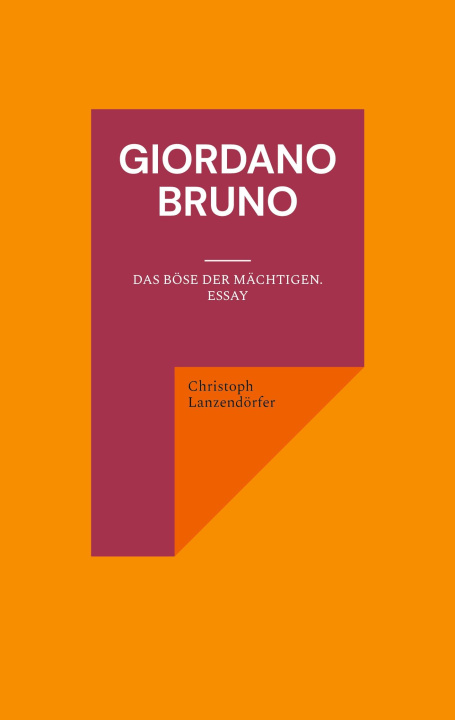 Kniha Giordano Bruno 