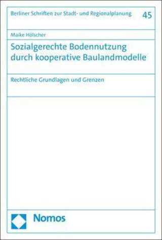 Kniha Sozialgerechte Bodennutzung durch kooperative Baulandmodelle 