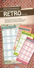 Calendar / Agendă Familienplaner "RETRO" Kalender 2024 