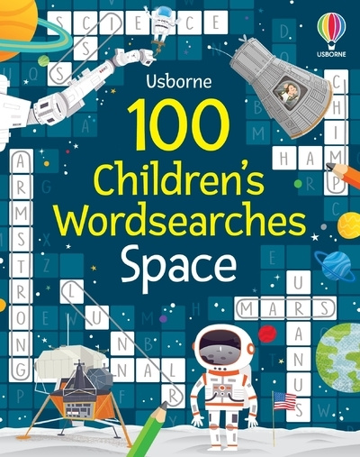 Книга 100 Children's Wordsearches: Space Phillip Clarke