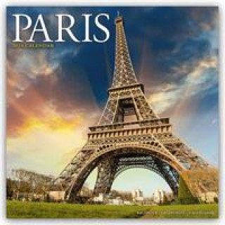 Kalendář/Diář Paris Calendar 2024  Square Travel Wall Calendar - 16 Month 