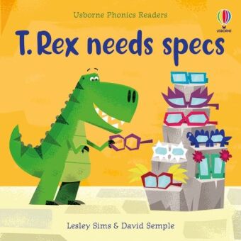 Kniha T. Rex needs specs Lesley Sims