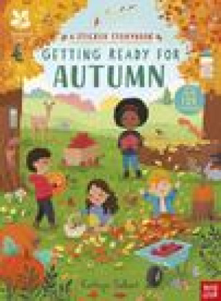 Carte National Trust: Getting Ready for Autumn, A Sticker Storybook 