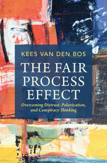 Knjiga The Fair Process Effect Kees van den Bos