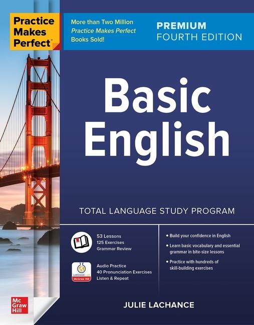 Book Practice Makes Perfect: Basic English, Premium Fourth Edition 