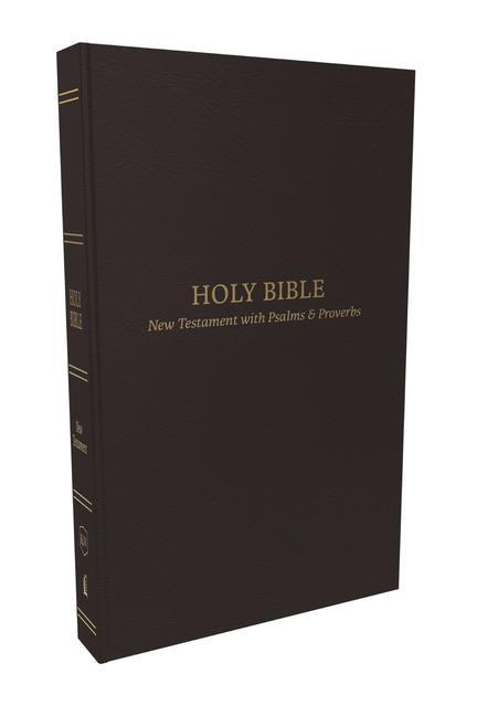 Książka Kjv, Pocket New Testament with Psalms and Proverbs, Leatherflex, Black, Red Letter, Comfort Print 