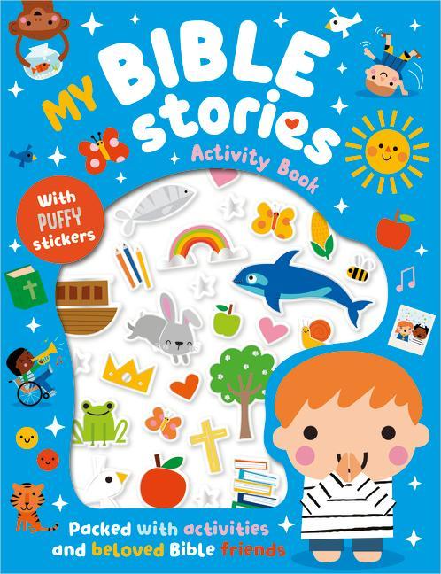 Kniha My Bible Stories Activity Book (Blue) Make Believe Ideas