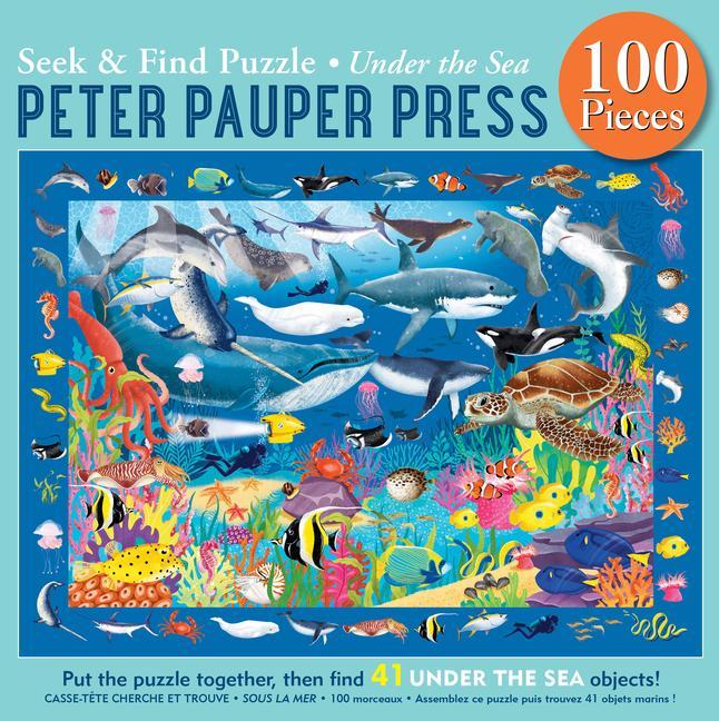 Carte Under the Sea Seek & Find 100-Piece Jigsaw Puzzle 
