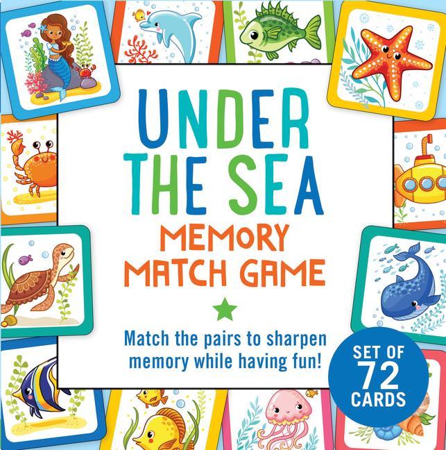 Játék Under the Sea Memory Match Game (Set of 72 Cards) 