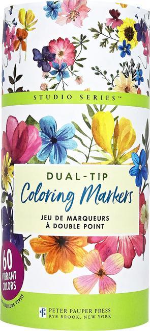 Książka Studio Series Dual-Tip Coloring Markers (Set of 60) 