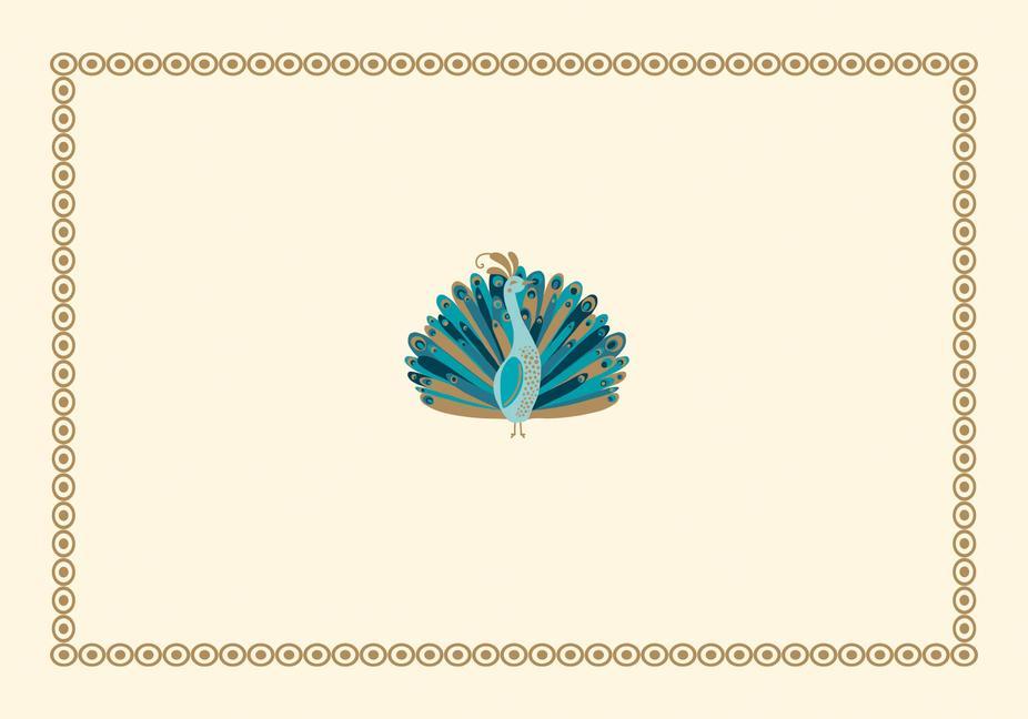 Libro Peacock Note Cards 