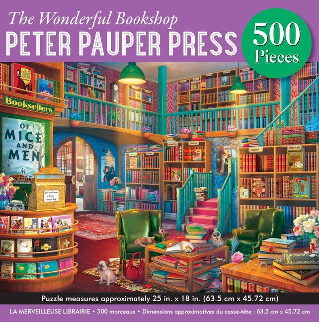 Book The Wonderful Bookshop 500-Piece Puzzle 