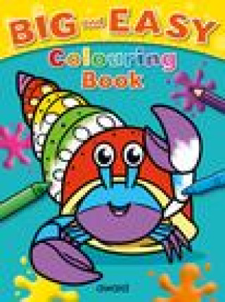 Libro Big & Easy Colouring Books: Crab 