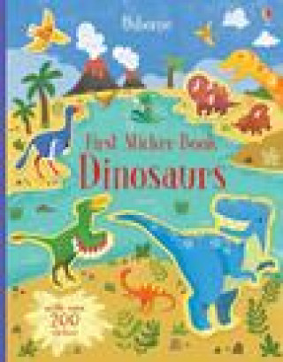 Kniha First Sticker Book Dinosaurs Jordan Wray