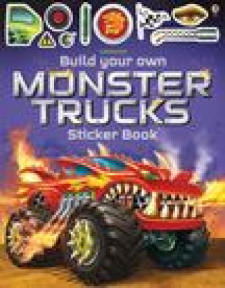 Książka Build Your Own Monster Trucks Sticker Book Gong Studios