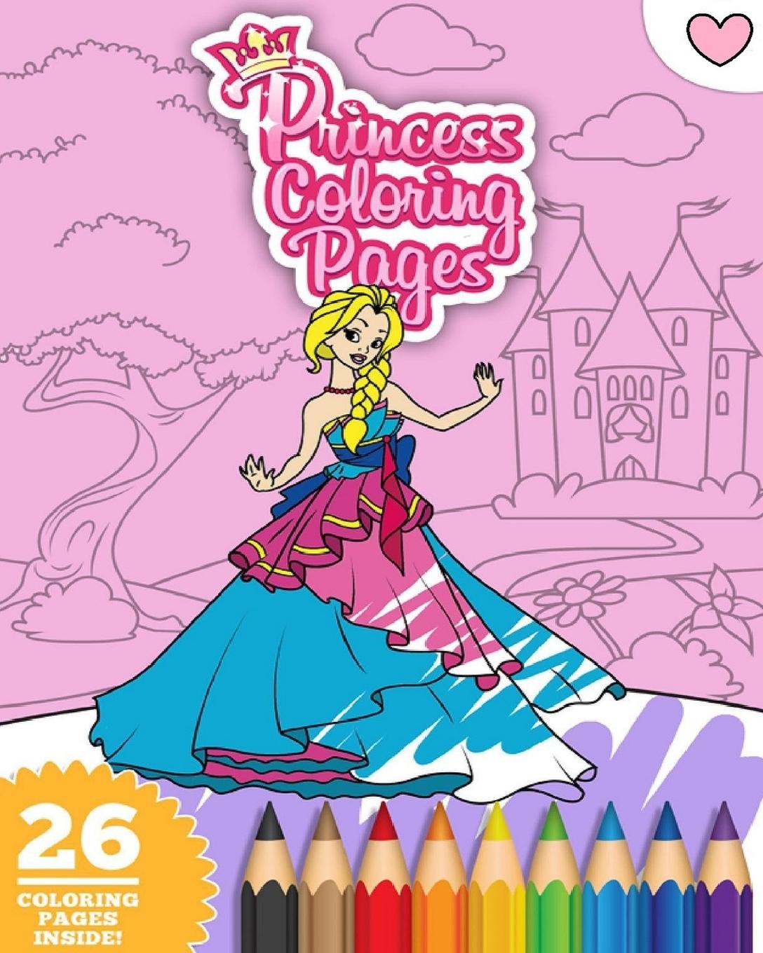 Książka Princess Coloring Book 