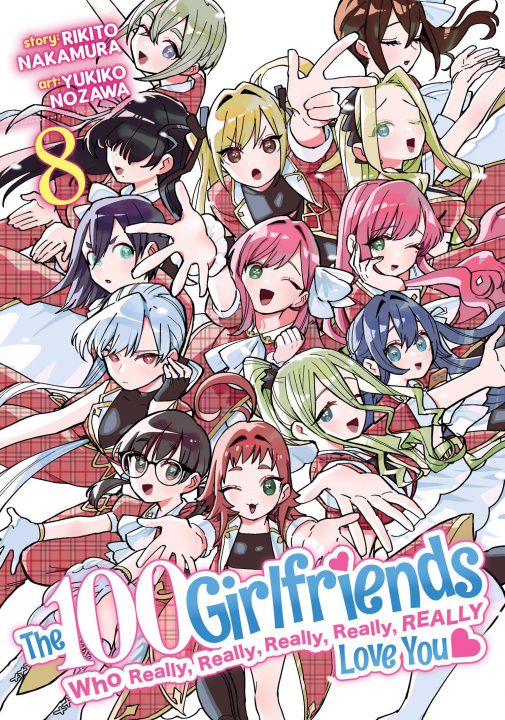 Książka The 100 Girlfriends Who Really, Really, Really, Really, Really Love You Vol. 8 Yukiko Nozawa