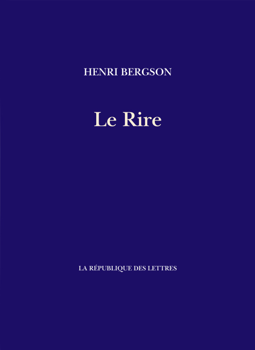 Książka Le Rire Henri Bergson