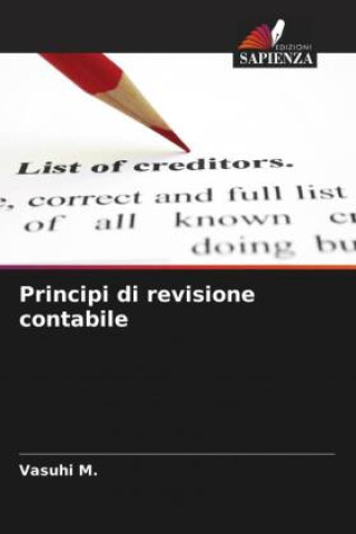 Kniha Principi di revisione contabile 