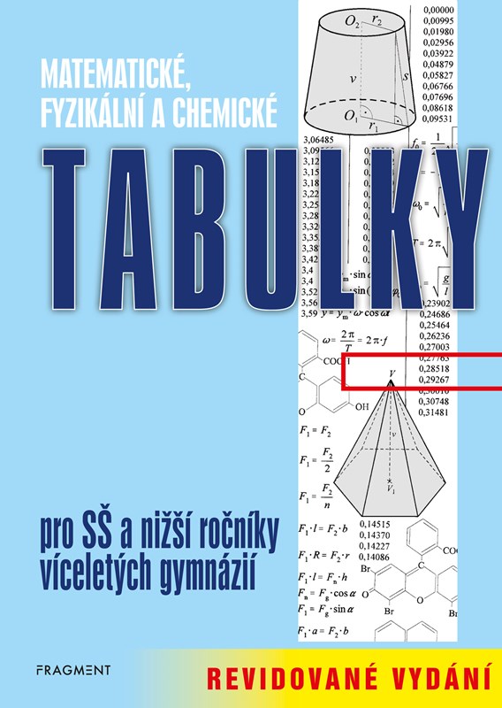 Kniha Matematické, fyzikální a chemické tabulky – revidované vydání Miroslav Vondra