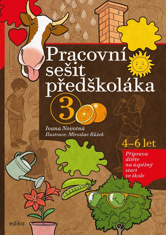 Kniha Pracovní sešit předškoláka 3 Ivana Novotná
