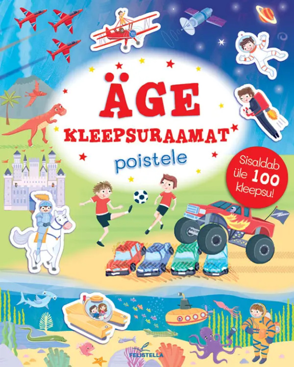 Boek Äge kleepsuraamat poistele 
