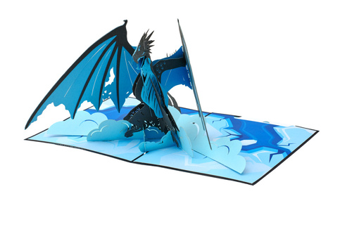 Kniha 3D přání Ledový drak 