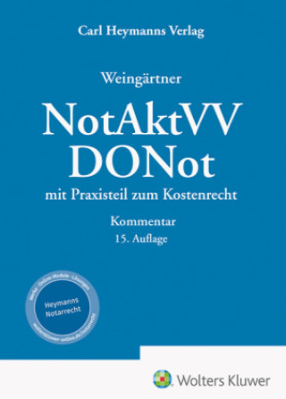 Könyv Weingärtner, NotAktVV / DONot-Kommentar Sebastian Löffler