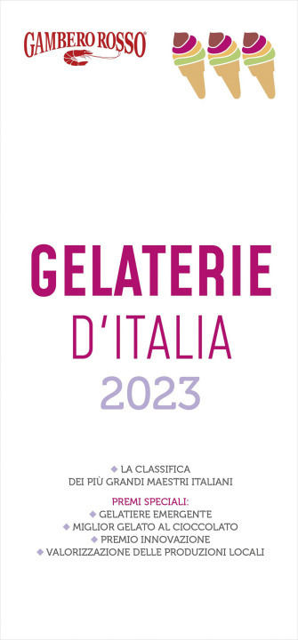 Книга Gelaterie d'Italia del Gambero Rosso 2023 