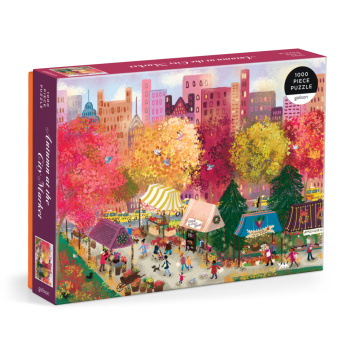 Game/Toy Joy Laforme Autumn at the City Market 1000 Piece Puzzle Joy LaForme