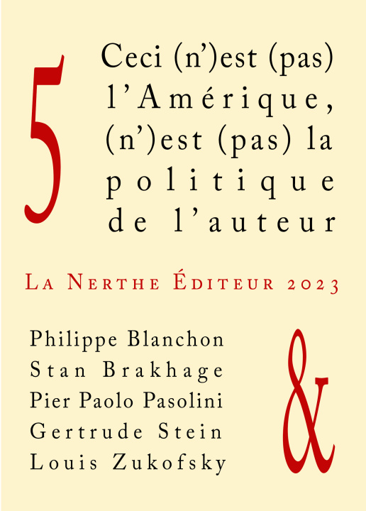 Kniha Ceci (n’)est (pas) l’Amérique, (n’)est (pas) la politique de l’auteur 5 Philippe Blanchon