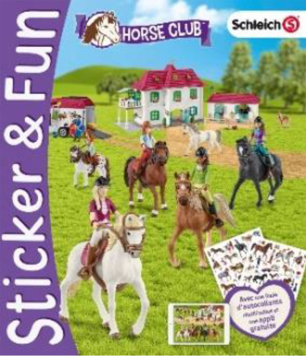 Book SCHLEICH - HORSE CLUB STICKER AND FUN - 2 EN 1 