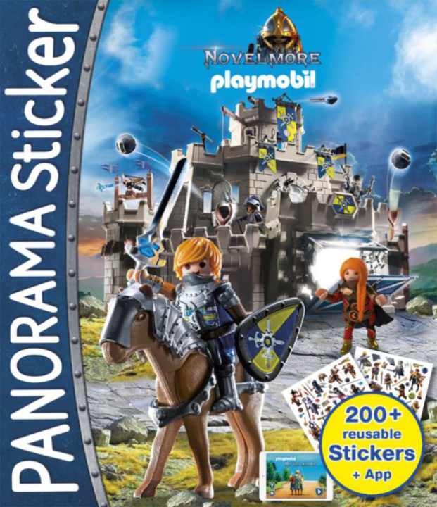 Könyv PLAYMOBIL - NOVEL MORE STICKER AND FUN - 2 EN 1 