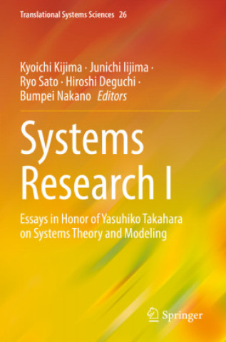 Knjiga Systems Research I Kyoichi Kijima