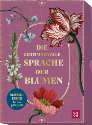 Joc / Jucărie Die geheimnisvolle Sprache der Blumen - 50 Orakelkarten für das ganze Jahr Groh Verlag