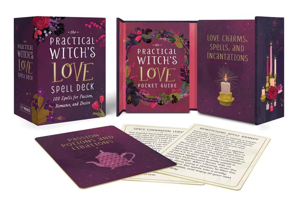 Książka The Practical Witch's Love Spell Deck: 100 Spells for Passion, Romance, and Desire Mara Penny