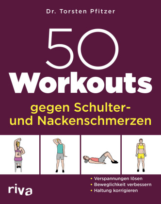 Könyv 50 Workouts gegen Schulter- und Nackenschmerzen 