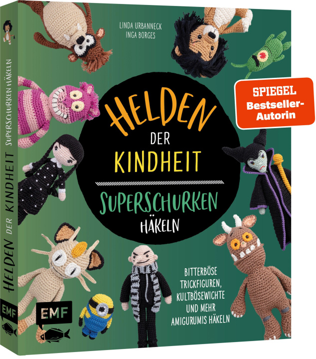 Kniha Helden der Kindheit - Das Häkelbuch der Superschurken Inga Borges